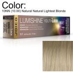 LumiShine YouthLock Permanent Creme Color - 10NN (10.00) Natural Natural Lightest Blonde / 2.5 oz. by Joico