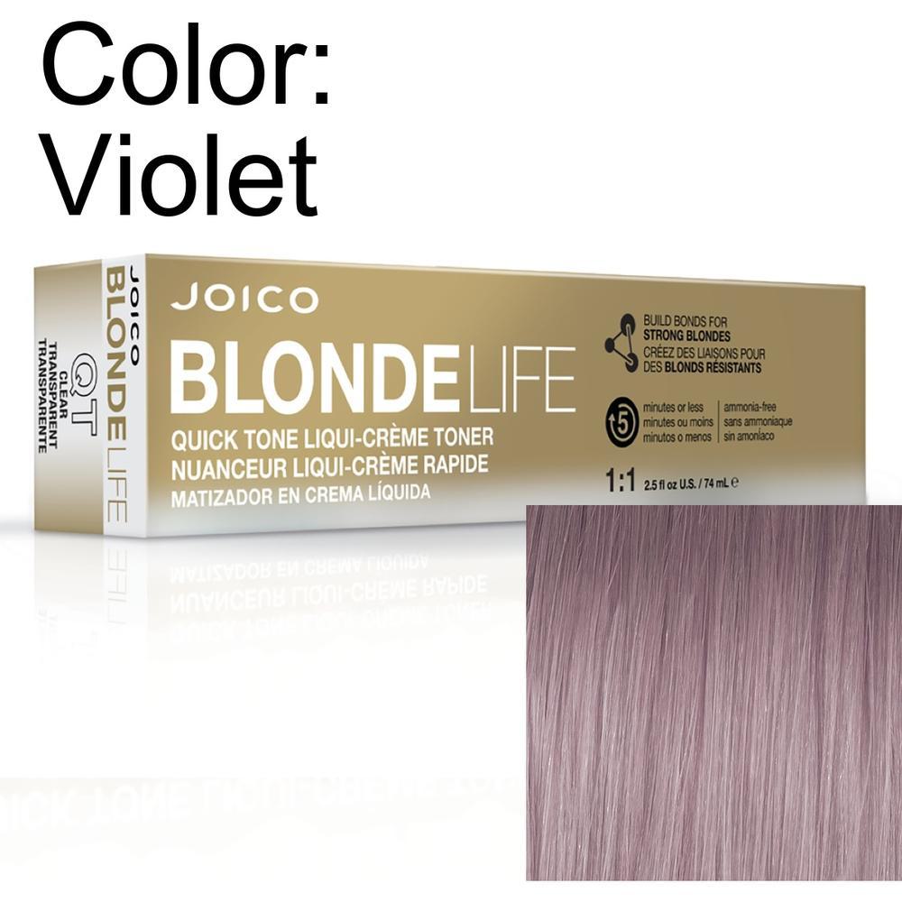 Blonde Life Quick Tone Liqui-Creme - Violet / 2.5 oz. by Joico