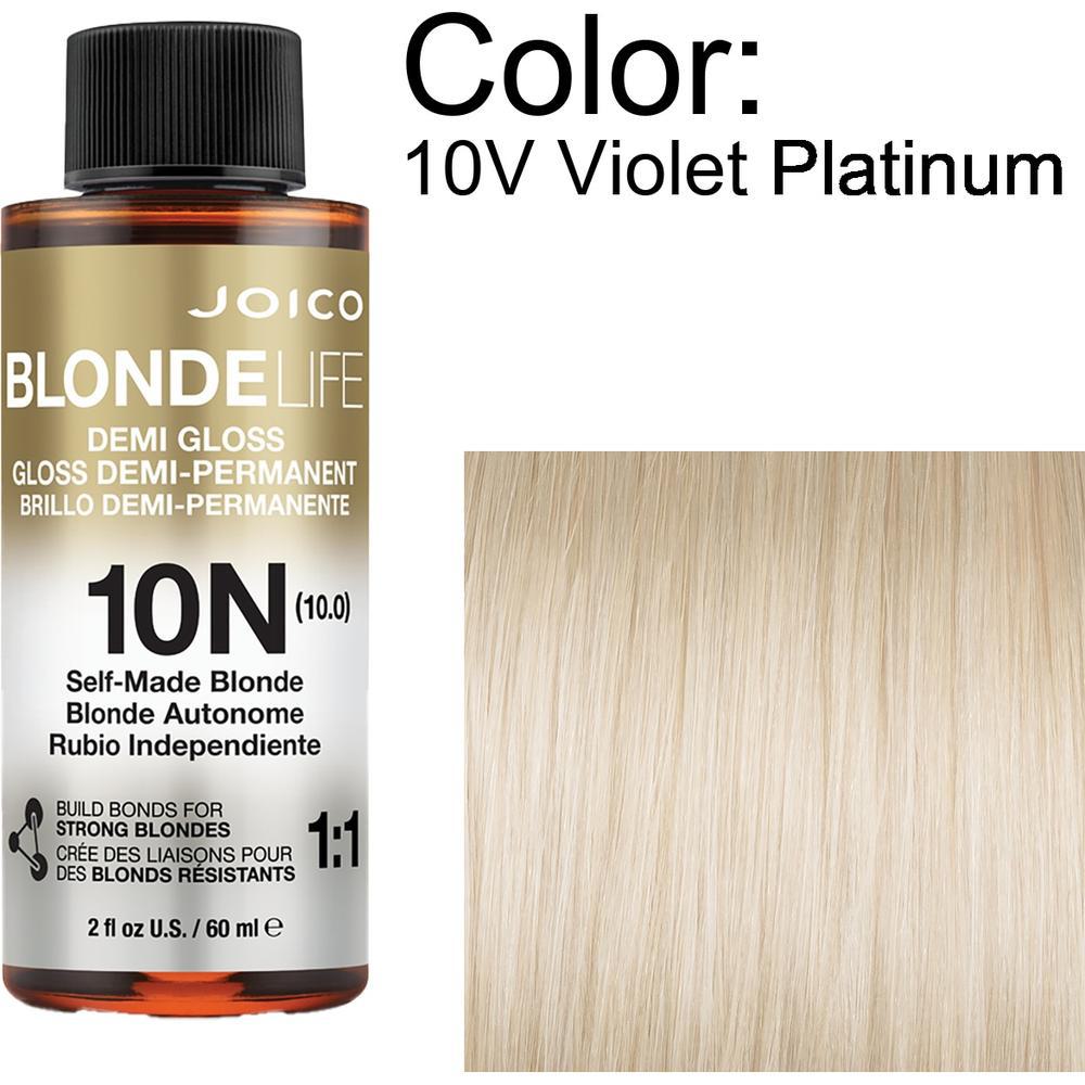 Blonde Life Demi Gloss - 10V Violet Platinum / 2 oz. by Joico