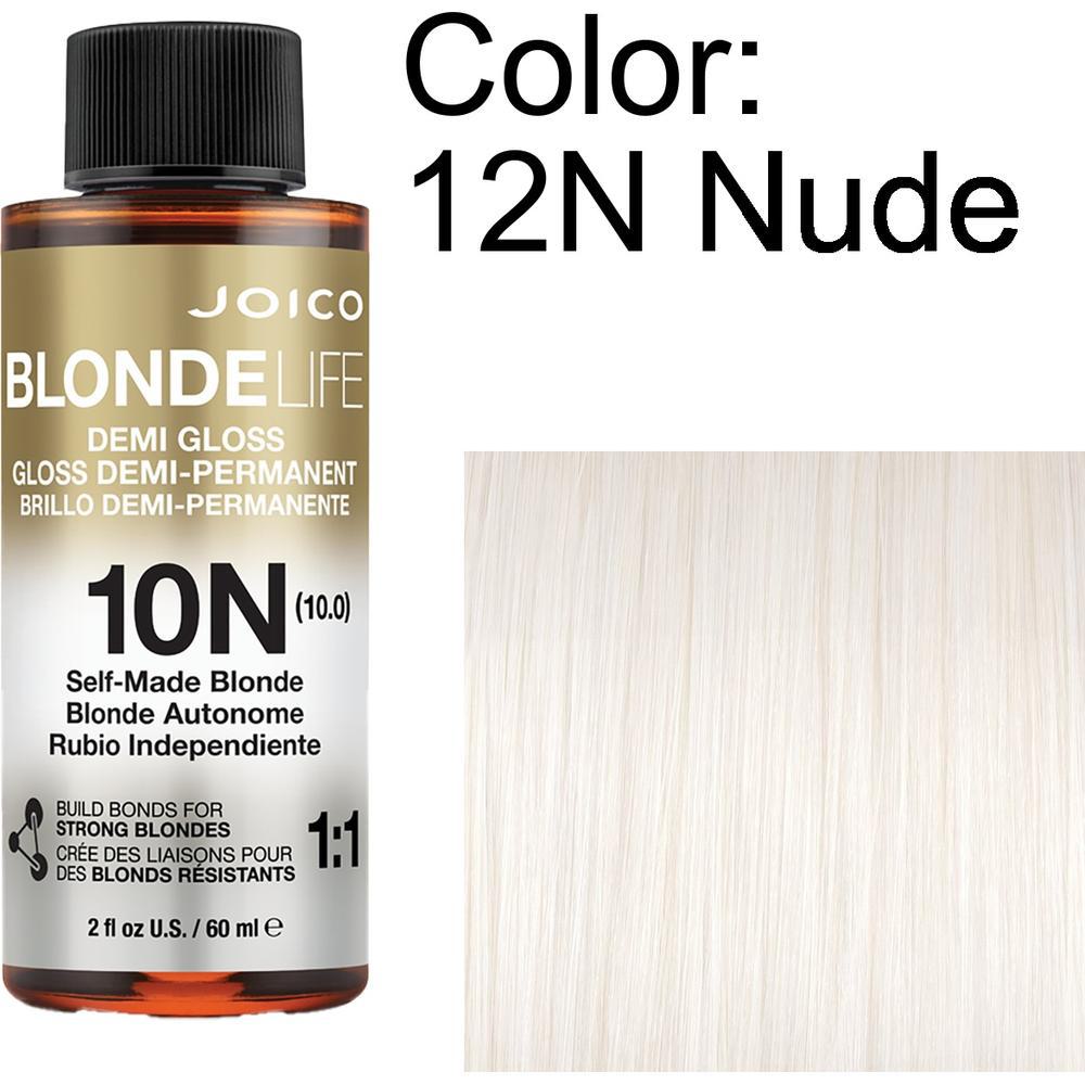 Blonde Life Demi Gloss - 12N Nude / 2 oz. by Joico