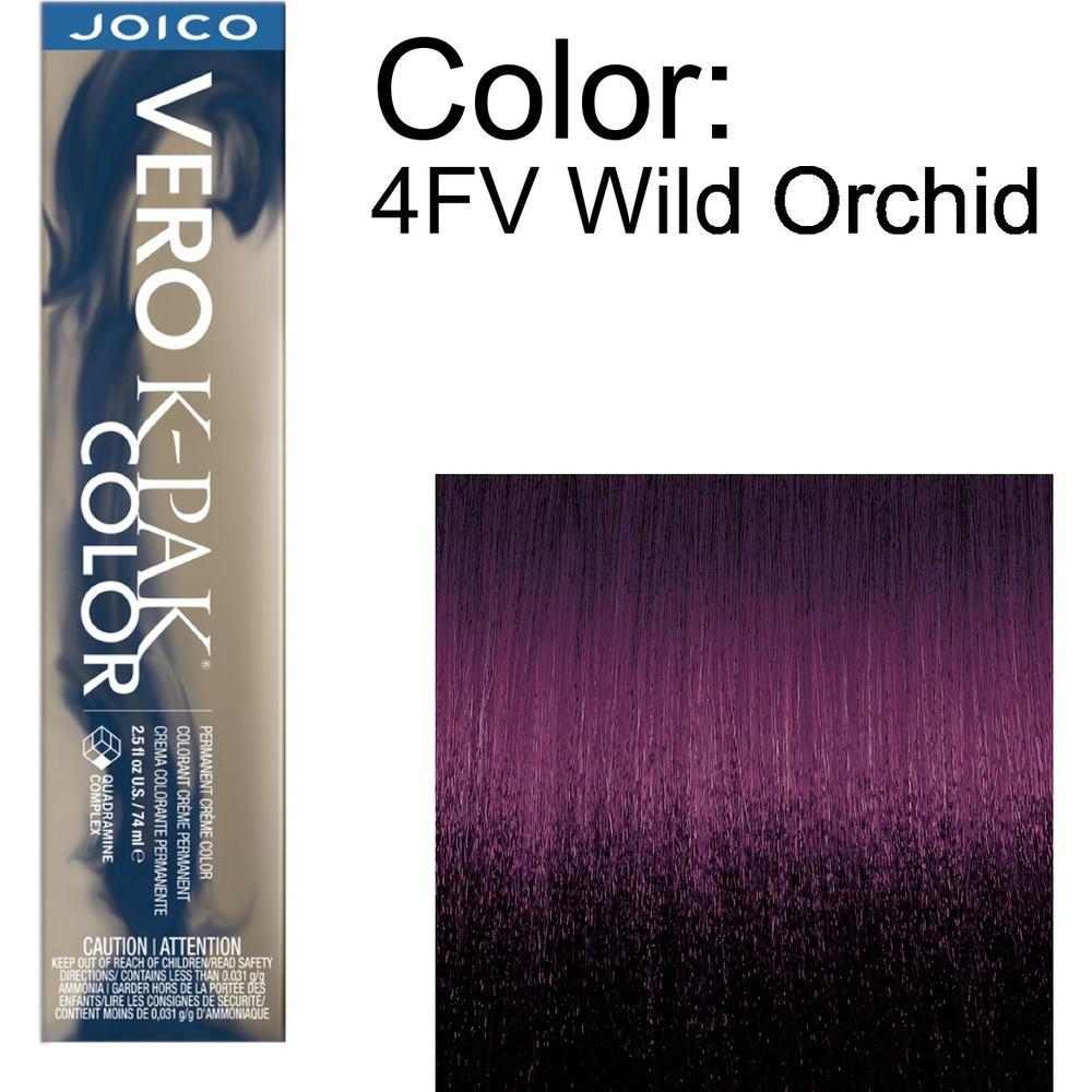 Joico Vero K-PAK Permanent Creme Color - 4FV Wild Orchid / 2.5 oz.