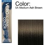 Joico Vero K-PAK Permanent Creme Color - 5A Medium Ash Brown / 2.5 oz.