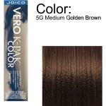 Joico Vero K-PAK Permanent Creme Color - 5G Medium Golden Brown / 2.5 oz.