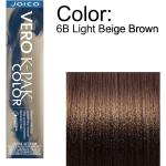 Joico Vero K-PAK Permanent Creme Color - 6B Light Beige Brown / 2.5 oz.