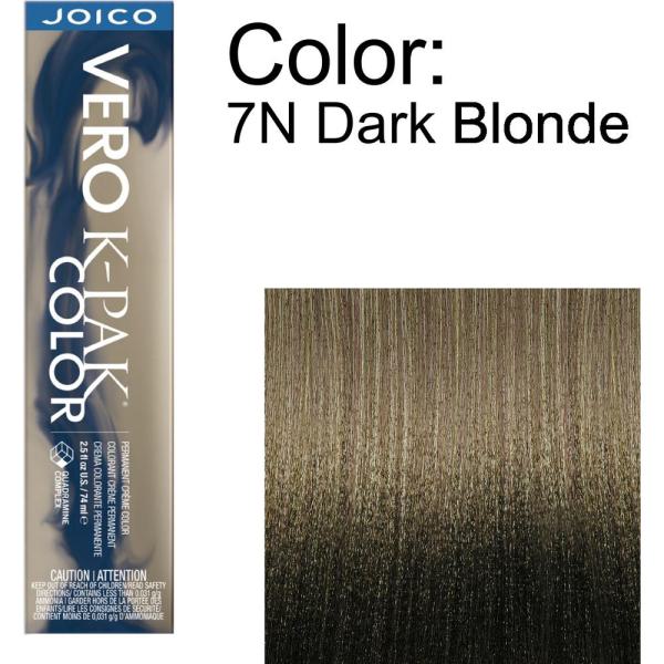 Joico Vero K-PAK Permanent Creme Color - 7N Dark Blonde / 2.5 oz.