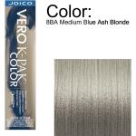Joico Vero K-PAK Permanent Creme Color - 8BA Medium Blue Ash Blonde / 2.5 oz.