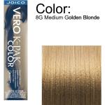 Joico Vero K-PAK Permanent Creme Color - 8G Medium Golden Blonde / 2.5 oz.