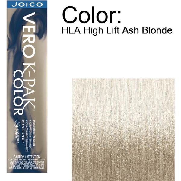 Joico Vero K-PAK Permanent Creme Color - HLA High Lift Ash Blonde / 2.5 oz.
