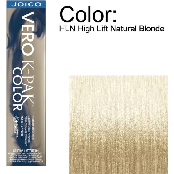 Joico Vero K-PAK Permanent Creme Color - HLN High Lift Natural Blonde / 2.5 oz.