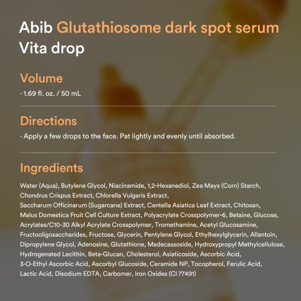 Glutathiosome dark spot serum Vita drop