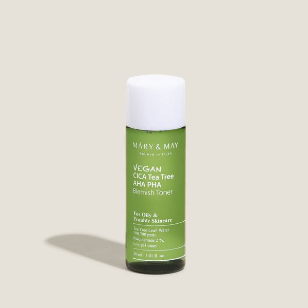 Mary&amp;May Vegan CICA Tea Tree AHA PHA Blemish Toner [Miniature]
