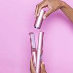 Style &amp; Go Portable Cordless Hair Straightener for On-the-Go Styling